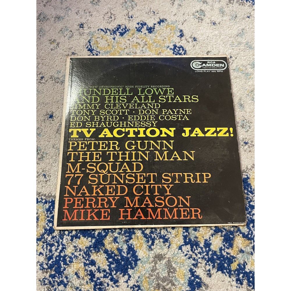 Various Artists TV Action Jazz RCA Record Album Vinyl LP